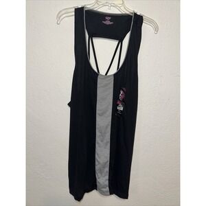 Women's Zone Pro Black W/Gray Trim Tank Top Size M Medium NWT NEW B5